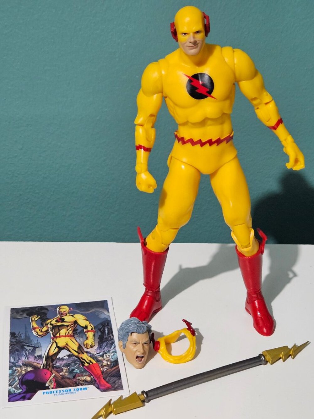 DC Multiverse Professor Zoom 7" Action Figure Flashpoint McFarlane Toys Loose